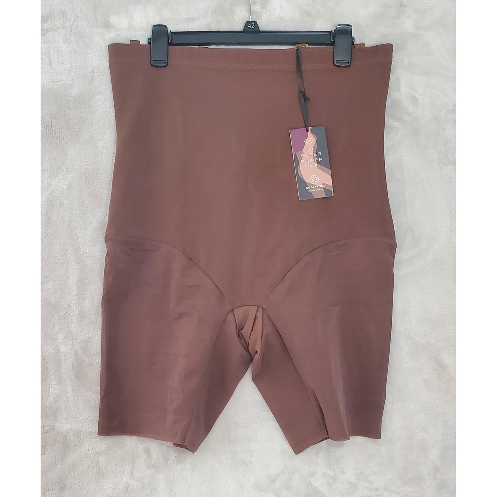Honeylove Super Power Shorts Size 3XL Mocha Brown Shapewear Sculptwear NWT